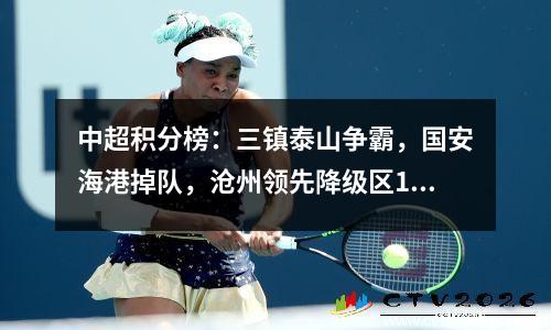 中超积分榜：三镇泰山争霸，国安海港掉队，沧州领先降级区1分
