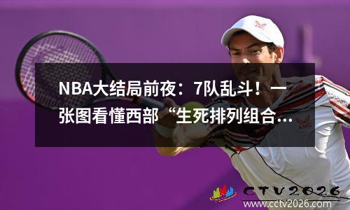 NBA大结局前夜：7队乱斗！一张图看懂西部“生死排列组合”