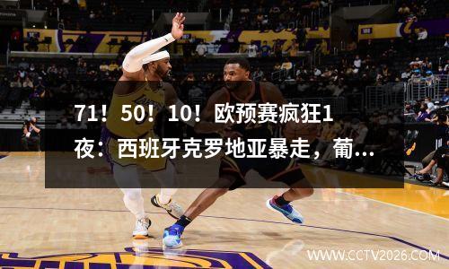 71！50！10！欧预赛疯狂1夜：西班牙克罗地亚暴走，葡萄牙全胜