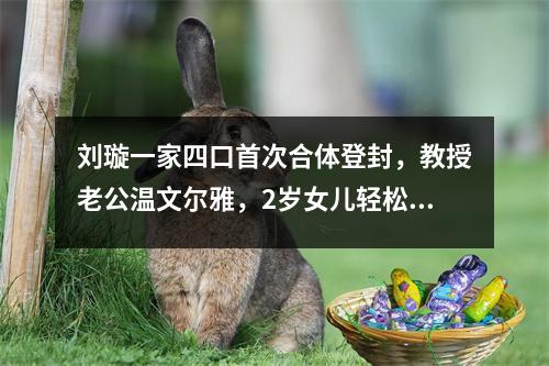 刘璇一家四口首次合体登封，教授老公温文尔雅，2岁女儿轻松劈叉