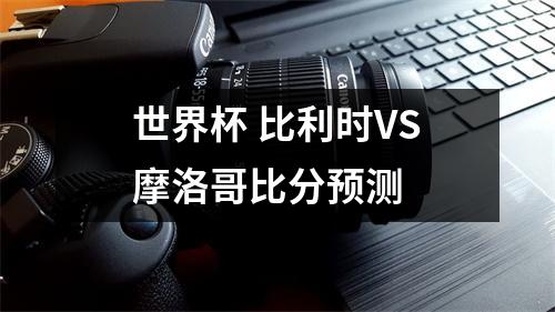 世界杯 比利时VS摩洛哥比分预测