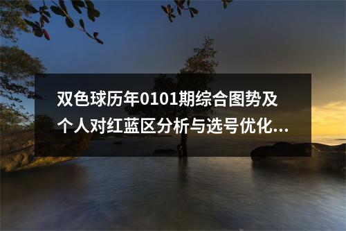 双色球历年0101期综合图势及个人对红蓝区分析与选号优化！