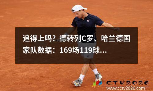 追得上吗？德转列C罗、哈兰德国家队数据：169场119球vs35场39球