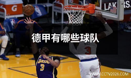 德甲有哪些球队