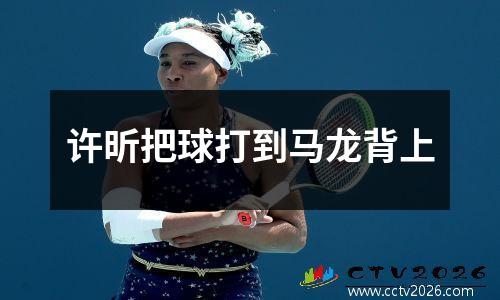 许昕把球打到马龙背上