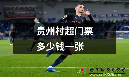 贵州村超门票多少钱一张