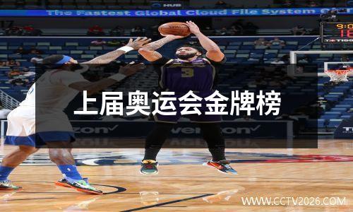 上届奥运会金牌榜