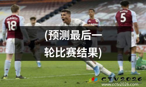 (预测最后一轮比赛结果)