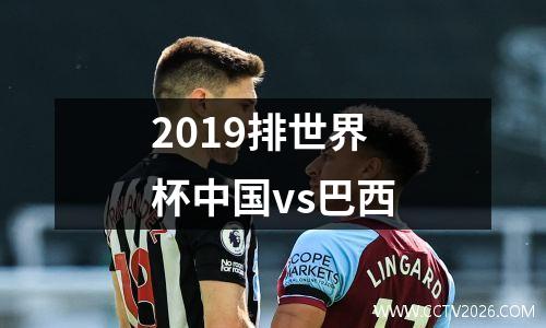2019排世界杯中国vs巴西