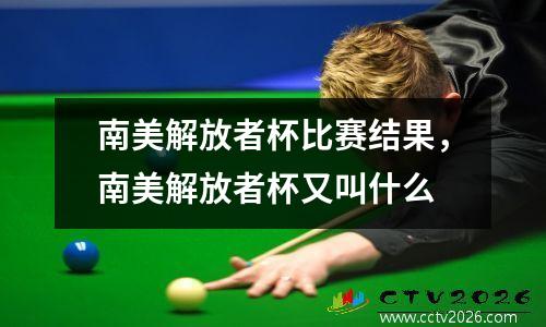 南美解放者杯比赛结果，南美解放者杯又叫什么