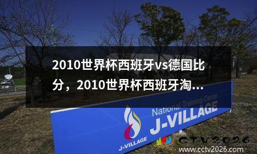 2010世界杯西班牙vs德国比分，2010世界杯西班牙淘汰赛