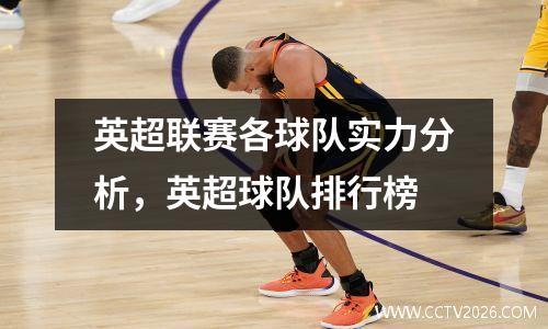 英超联赛各球队实力分析，英超球队排行榜
