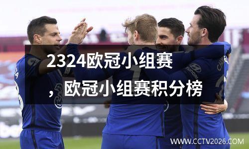 2324欧冠小组赛，欧冠小组赛积分榜