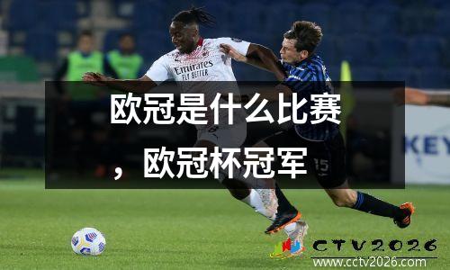 欧冠是什么比赛，欧冠杯冠军