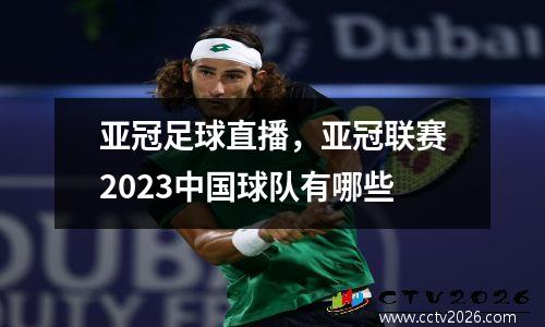 亚冠足球直播，亚冠联赛2023中国球队有哪些