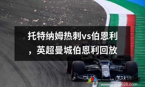 托特纳姆热刺vs伯恩利，英超曼城伯恩利回放