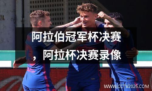 阿拉伯冠军杯决赛，阿拉杯决赛录像