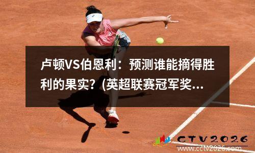 卢顿VS伯恩利：预测谁能摘得胜利的果实？(英超联赛冠军奖杯)