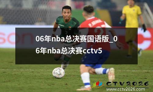 06年nba总决赛国语版_06年nba总决赛cctv5