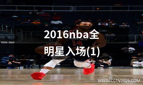 2016nba全明星入场(1)