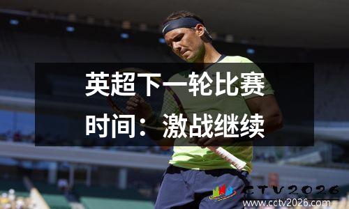 英超下一轮比赛时间：激战继续