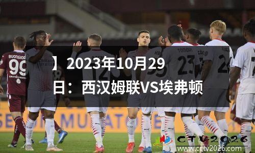 】2023年10月29日：西汉姆联VS埃弗顿
