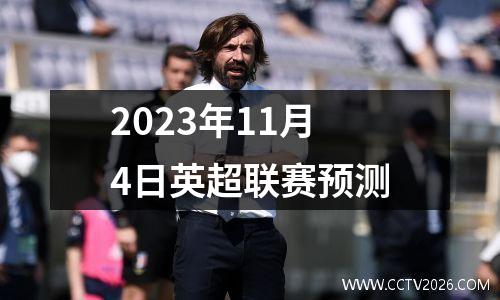 2023年11月4日英超联赛预测
