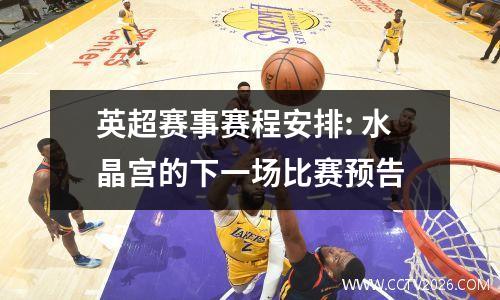 英超赛事赛程安排: 水晶宫的下一场比赛预告