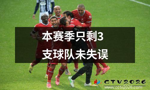 本赛季只剩3支球队未失误