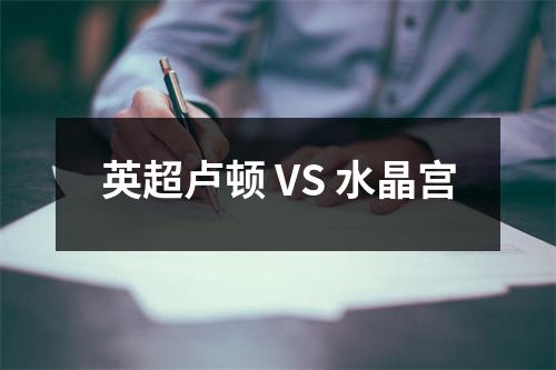 英超卢顿 VS 水晶宫