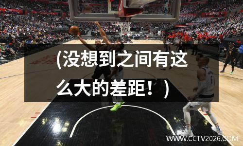 (没想到之间有这么大的差距！)