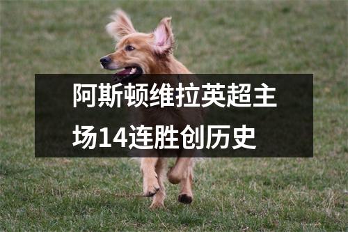 阿斯顿维拉英超主场14连胜创历史