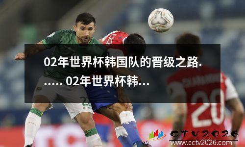 02年世界杯韩国队的晋级之路...... 02年世界杯韩国干了什么