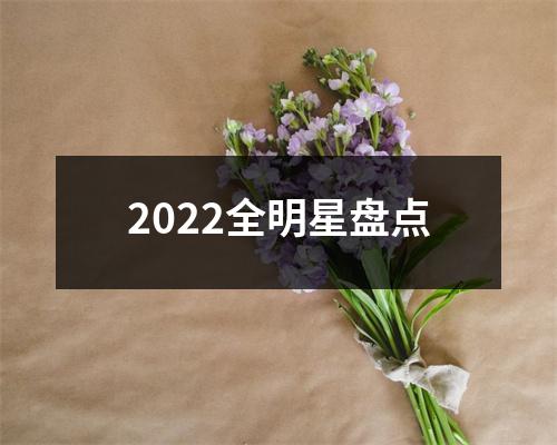 2022全明星盘点