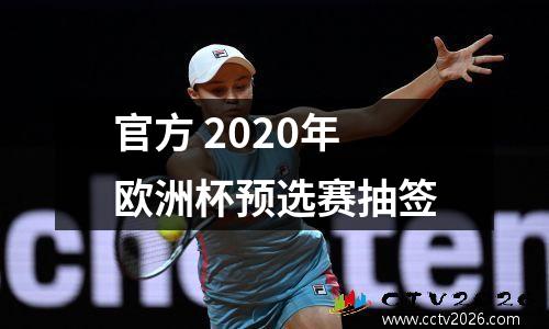 官方 2020年欧洲杯预选赛抽签