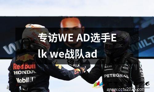 专访WE AD选手Elk we战队ad