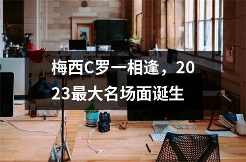 梅西C罗一相逢，2023最大名场面诞生