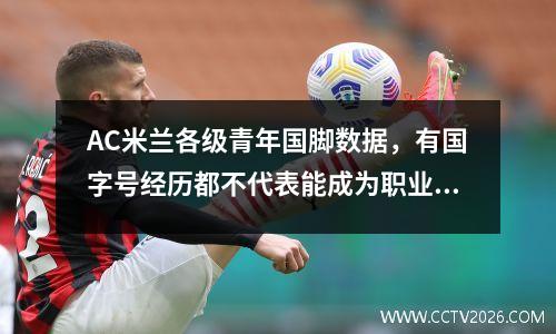 AC米兰各级青年国脚数据，有国字号经历都不代表能成为职业球员 效力过ac米兰和国米的球员