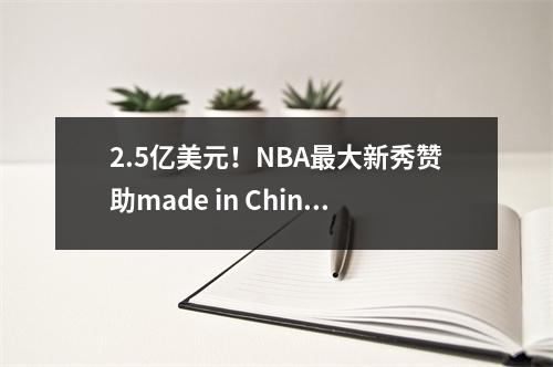 2.5亿美元！NBA最大新秀赞助made in China nba最大新秀合同