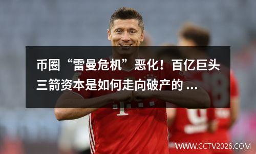 币圈“雷曼危机”恶化！百亿巨头三箭资本是如何走向破产的 三箭投资公司