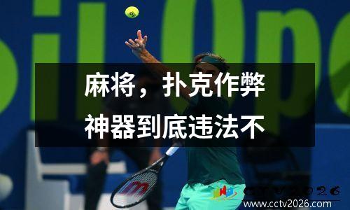 麻将，扑克作弊神器到底违法不