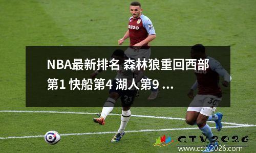 NBA最新排名 森林狼重回西部第1 快船第4 湖人第9 骑士东部第2 雄鹿第3