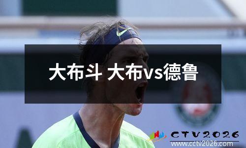 大布斗 大布vs德鲁