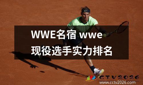 WWE名宿 wwe现役选手实力排名