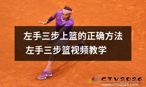 左手三步上篮的正确方法 左手三步篮视频教学