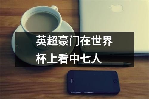 英超豪门在世界杯上看中七人