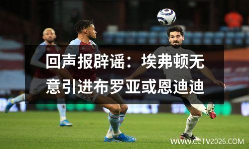 回声报辟谣：埃弗顿无意引进布罗亚或恩迪迪