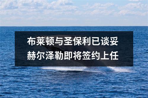 布莱顿与圣保利已谈妥 赫尔泽勒即将签约上任