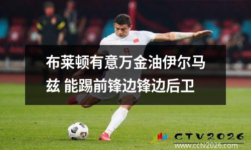 布莱顿有意万金油伊尔马兹 能踢前锋边锋边后卫