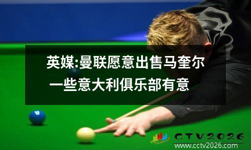 英媒:曼联愿意出售马奎尔 一些意大利俱乐部有意